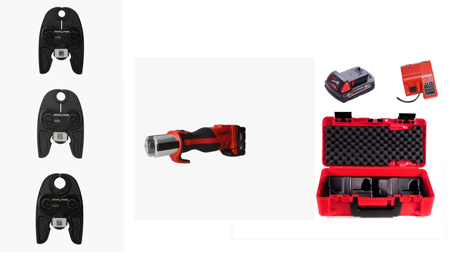 Zestaw ACO203 BT + Szczęki U16/20/25