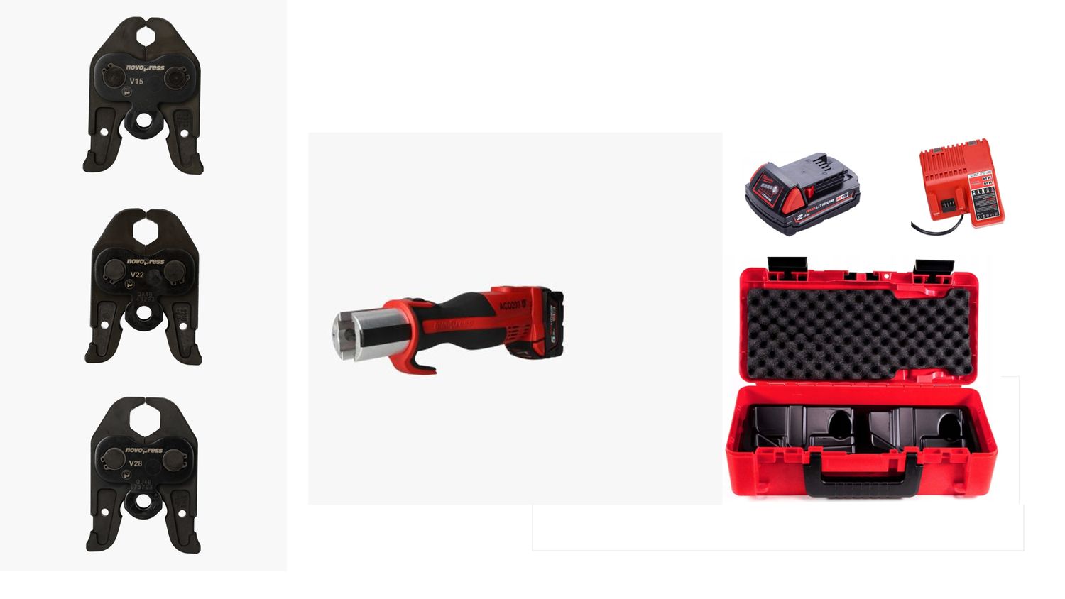 Zestaw ACO203 BT + Szczęki V15/22/28