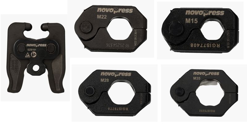 Zestaw obrotowe/wychylne pierścienie zaciskowe + adapter: M15/M22/M28/M35/ SZB101 + walizka