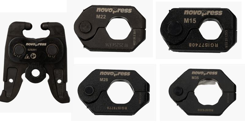 Zestaw obrotowe/wychylne pierścienie zaciskowe + adapter: M15/M22/M28/M35/ SZB201 + walizka