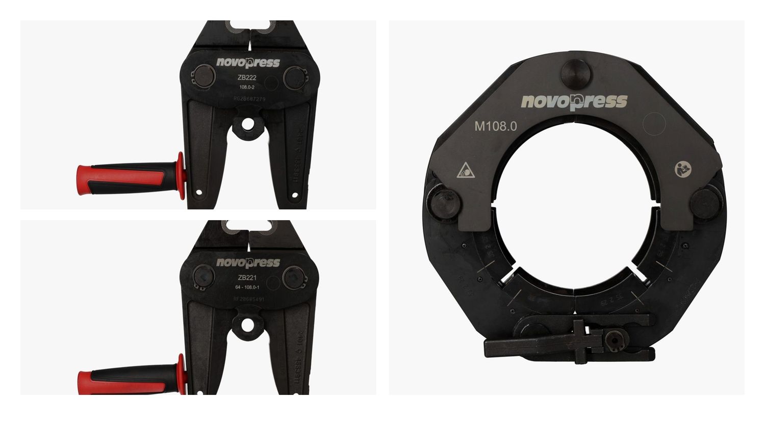 Zestaw Narzędzi Zaciskowych Novopress do średnicy 108 mm PSL M108.0+ZB221+ZB222+walizka