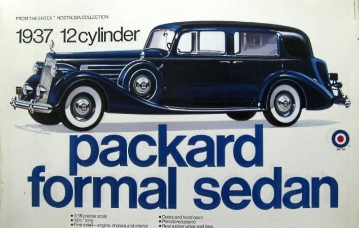 1/16 Entex Packard Formal Sedan (NEW) (Sealed)