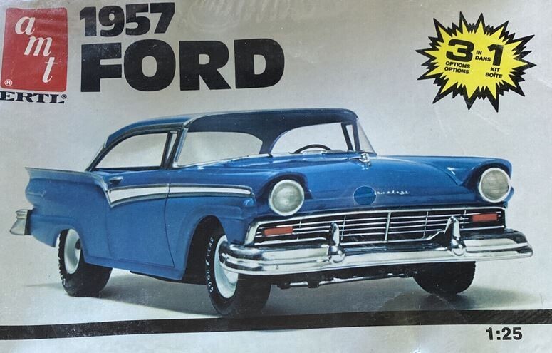 AMT ERTL 1957 Ford 3 in 1 Model Kit #6584