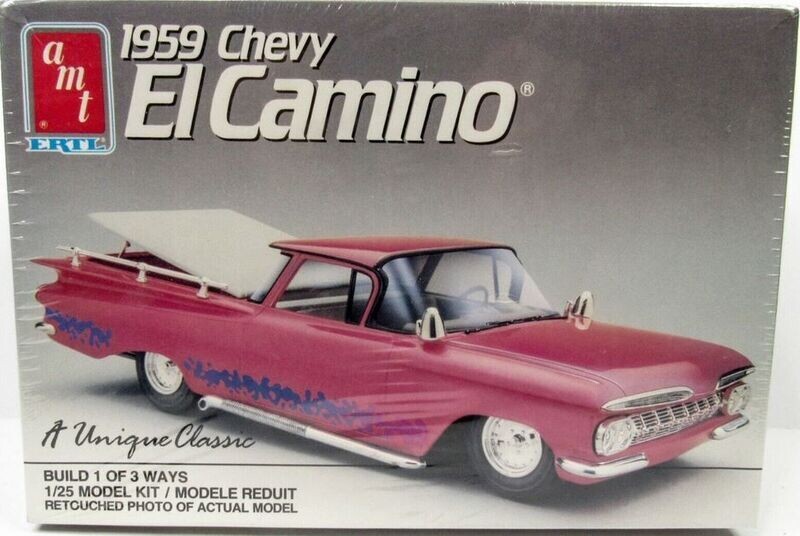 AMT Ertl 1959 Chevy El Camino Chevrolet 1:24 Model Car Kit #6897 (NEW) (Sealed)