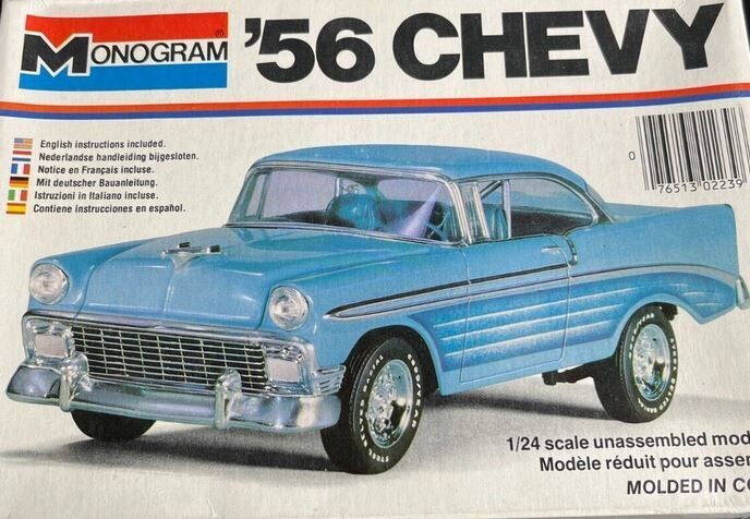 Monogram 1/24 Scale '56 Chevy Plastic Model Kit# 2239