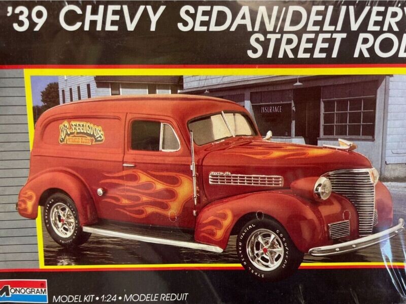 FS 1939 Chevy Sedan Delivery Street Rod Monogram 2773 1/24 Model Car 1987