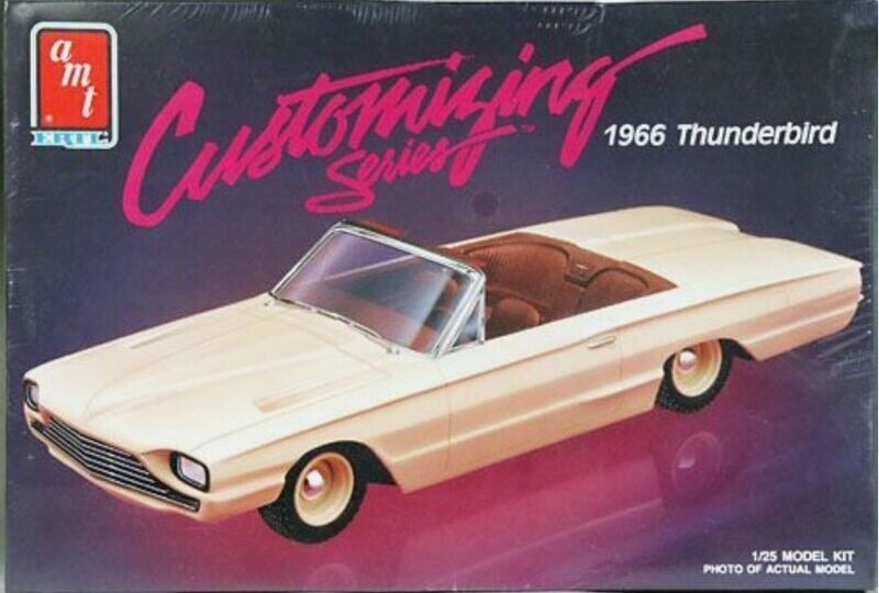 AMT 1966 Ford Thunderbird Hardtop or Convertible “Customizing Series”