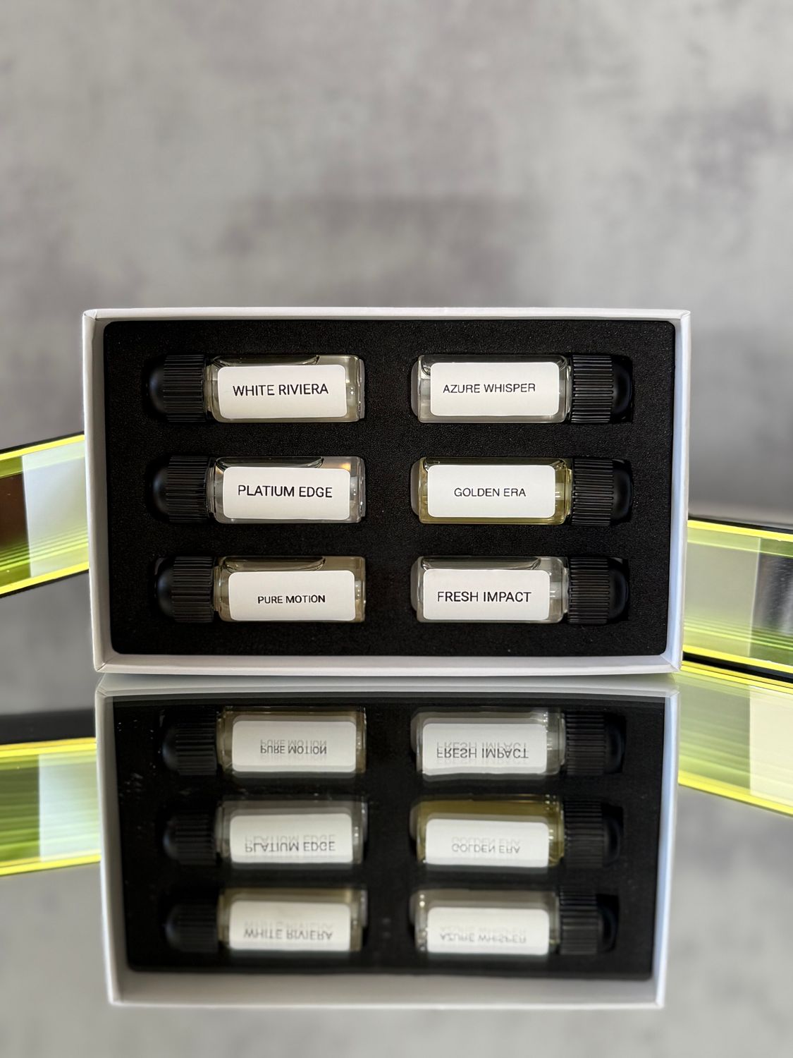 Aeroma Exclusive 6x5ml – Navulling voor Car Diffuser