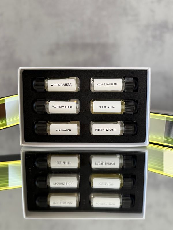 Aeroma Exclusive 6x5ml – Navulling voor Car Diffuser