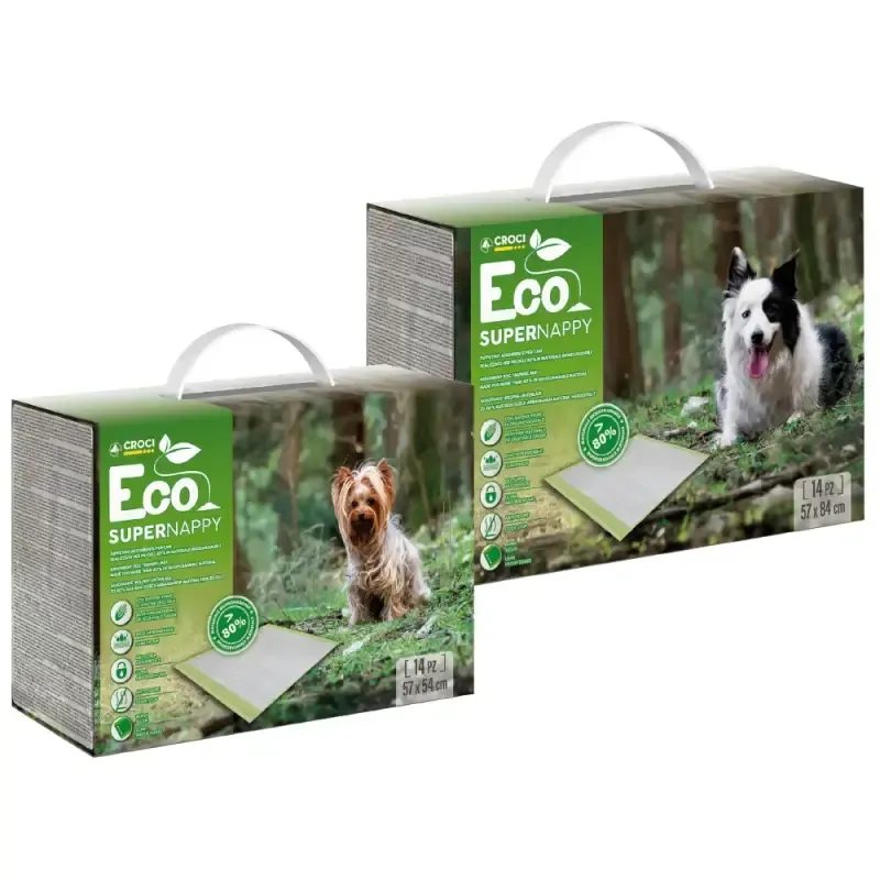 Hygiënische matten voor honden — Eco — 84 cm x 57 cm
