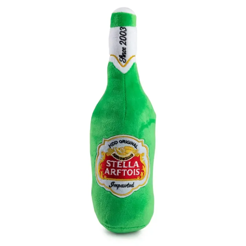 Stella Artois Bierfles Pieper hondenspeelgoed