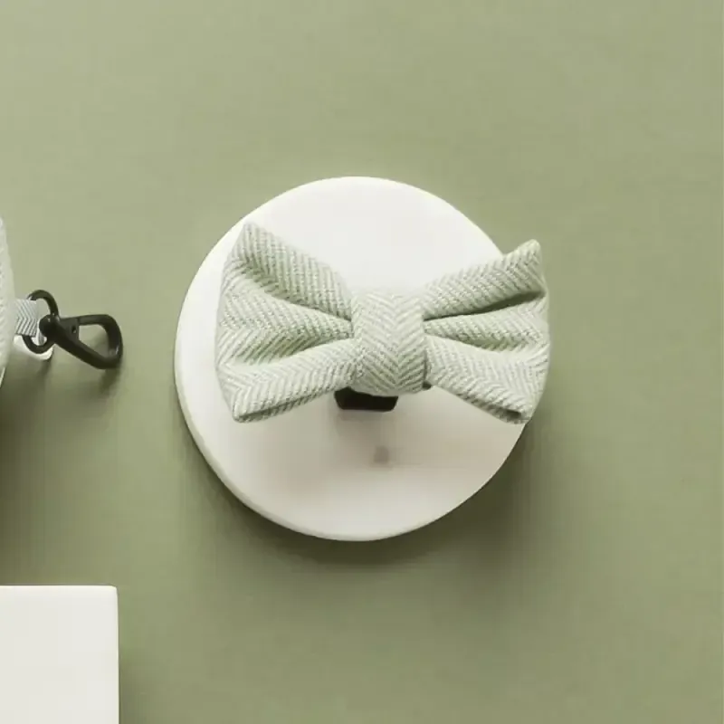 X Groen Tweed - Vlinderdas