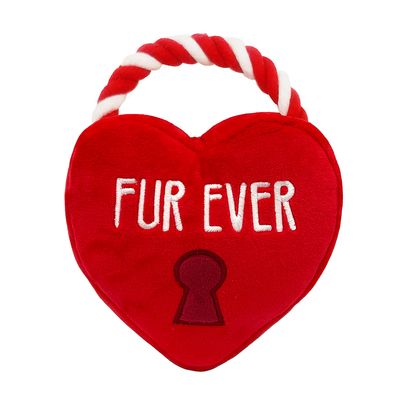 Lulubelles Power Plush Fur Ever Lock Heart