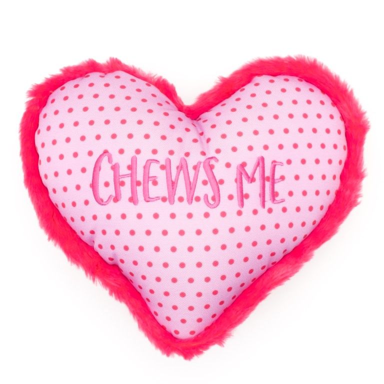 X The Worthy Dog – Chews me Heart Toy Small