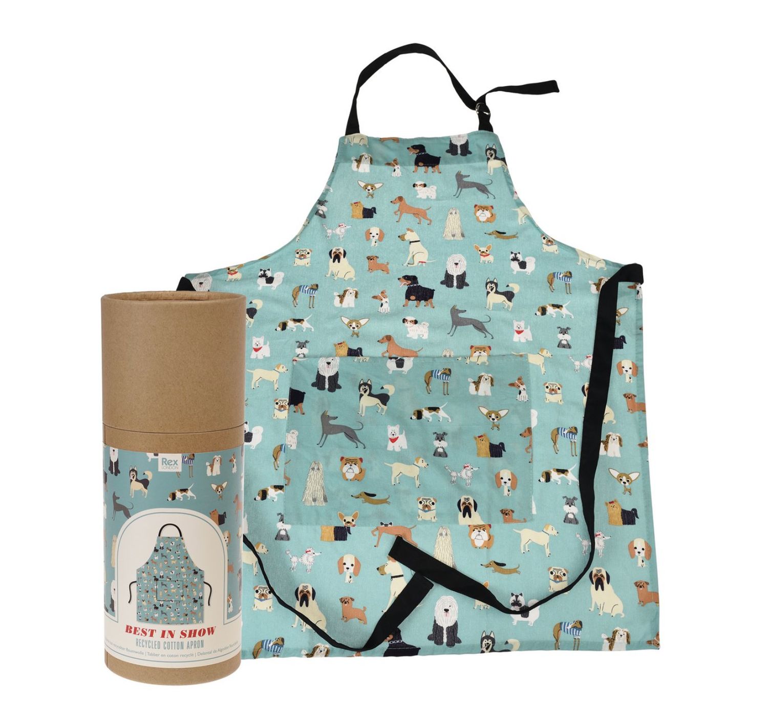 Schort van gerecycled katoen - Hondenliefhebber
