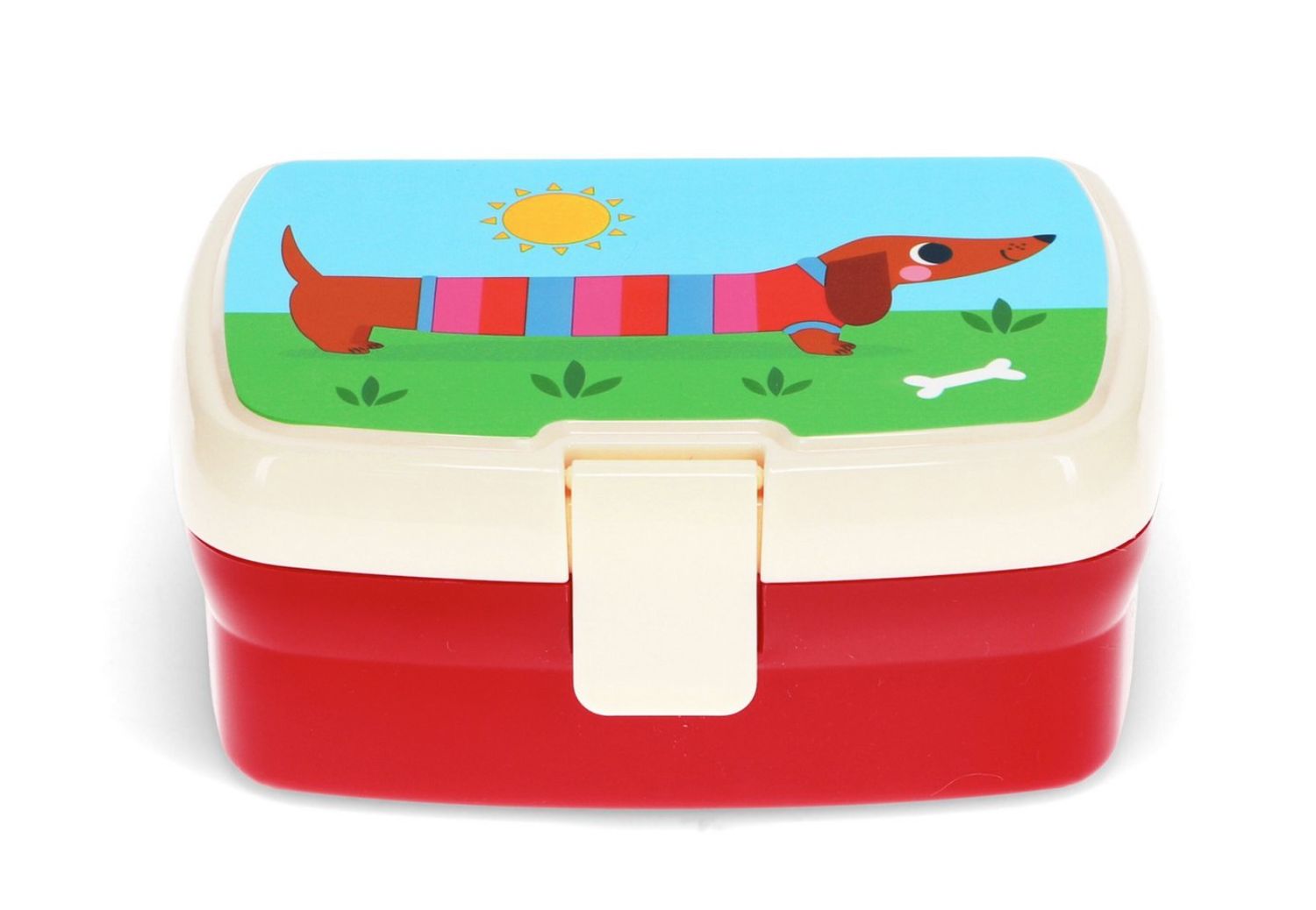 Lunchbox met dienblad - Teckel