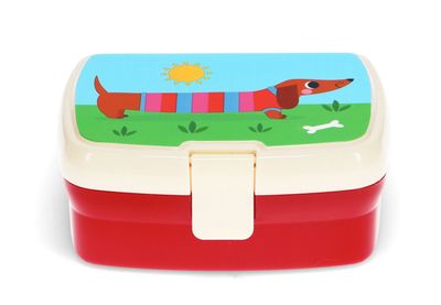 Lunchbox met dienblad - Teckel