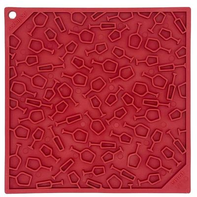 Sodapup - Lickmat Vino Design - Large – Red
