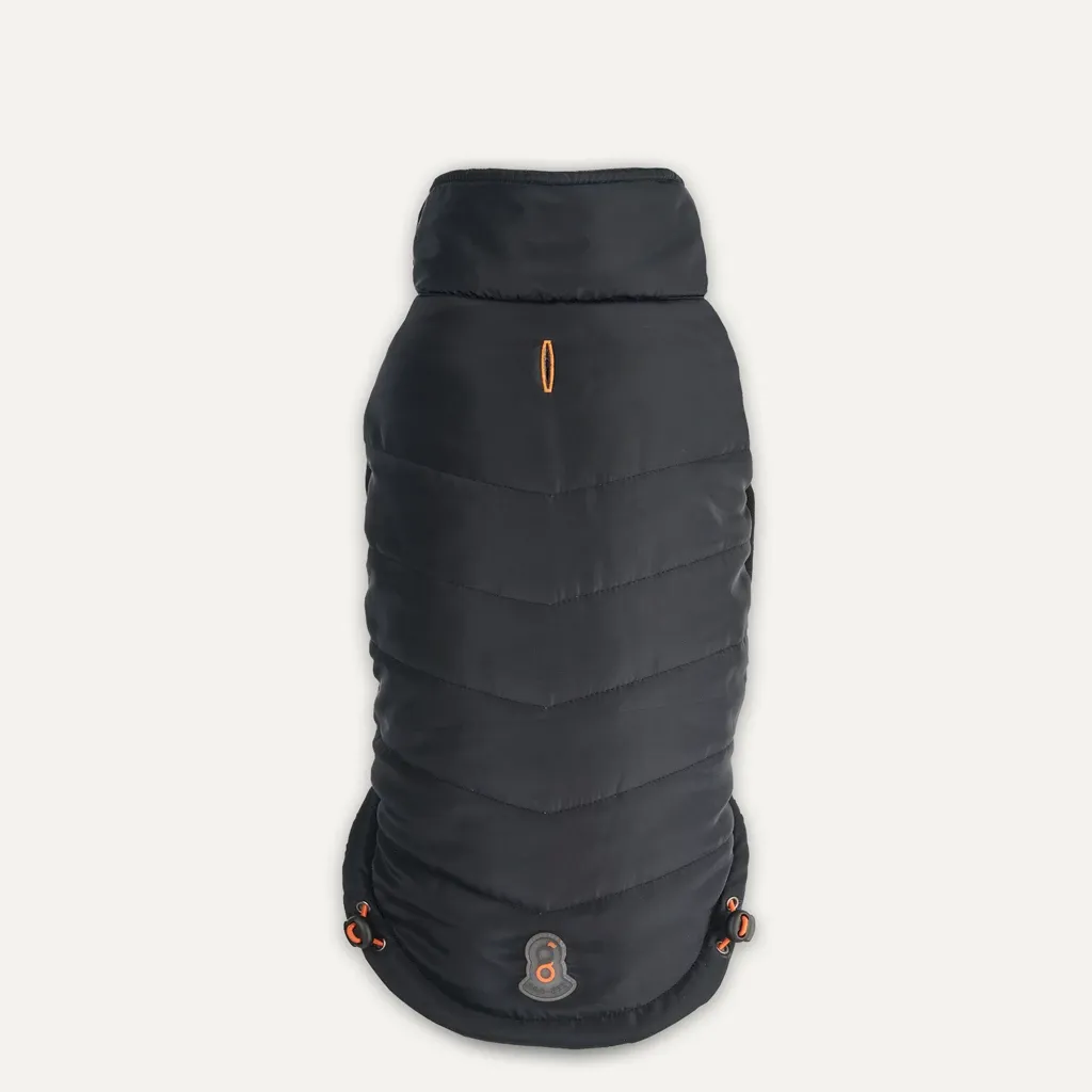 Goo-eez - Mock Neck Signature Wrap - Jacket - Zwart