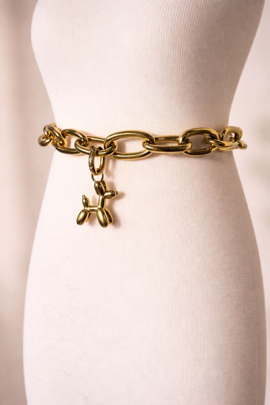 Armband - Goud kleurig - Balloon hond