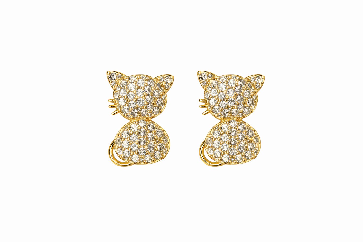 Oorbellen - kat groot