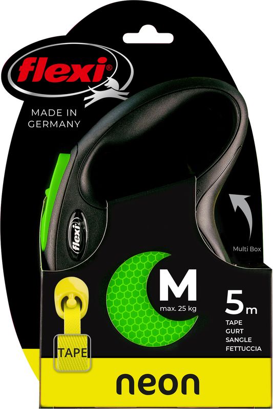 Flexi rollijn - NEW NEON - Tape M - 5 meter Flexi rollijn - NEW NEON - Tape M - 5 meter