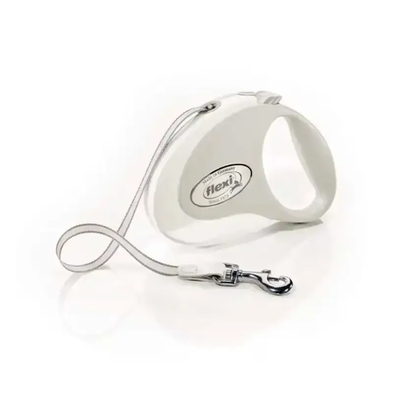 Flexi Style Tape hondenriem — Wit - 3M - Small