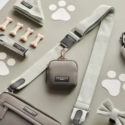 Cocopup - Groen Tweed - Tassenriem