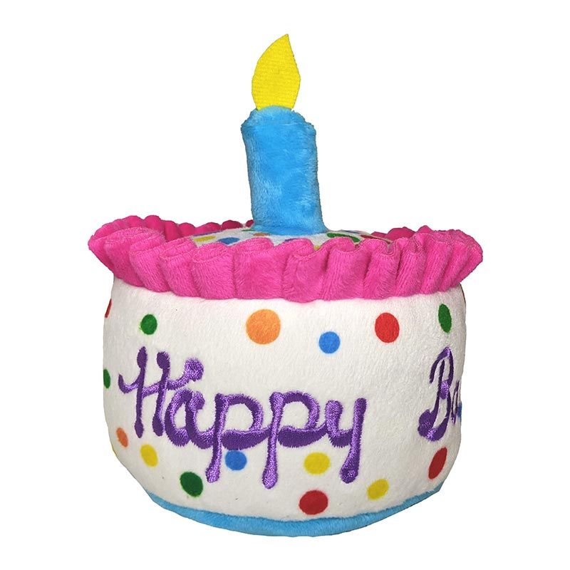 Lulubelles Power Plush Happy Barkday Cake Lulubelles Power Plush Happy Barkday Cake