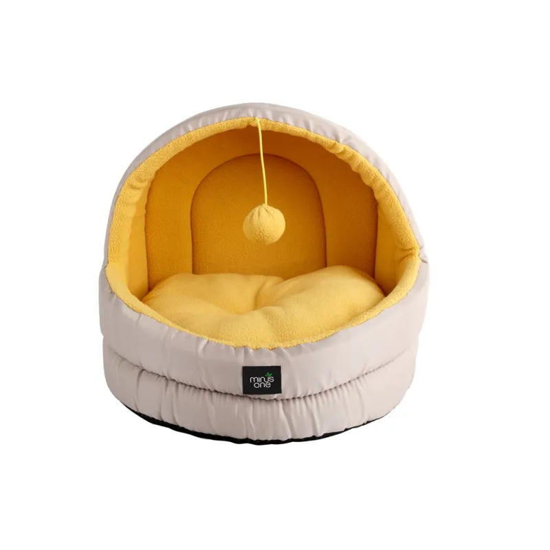 Minus One Hideaway Cat Cave Yellow Minus One Hideaway Cat Cave Yellow