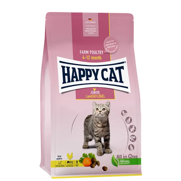 Happy Cat - Junior - Land Geflügel - 1.3kg