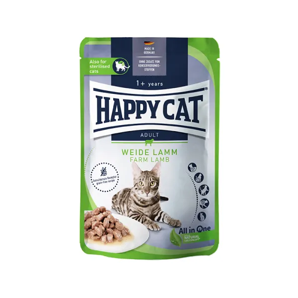 Meat - Happy Cat - Culinary - Weide Lamm - 85g