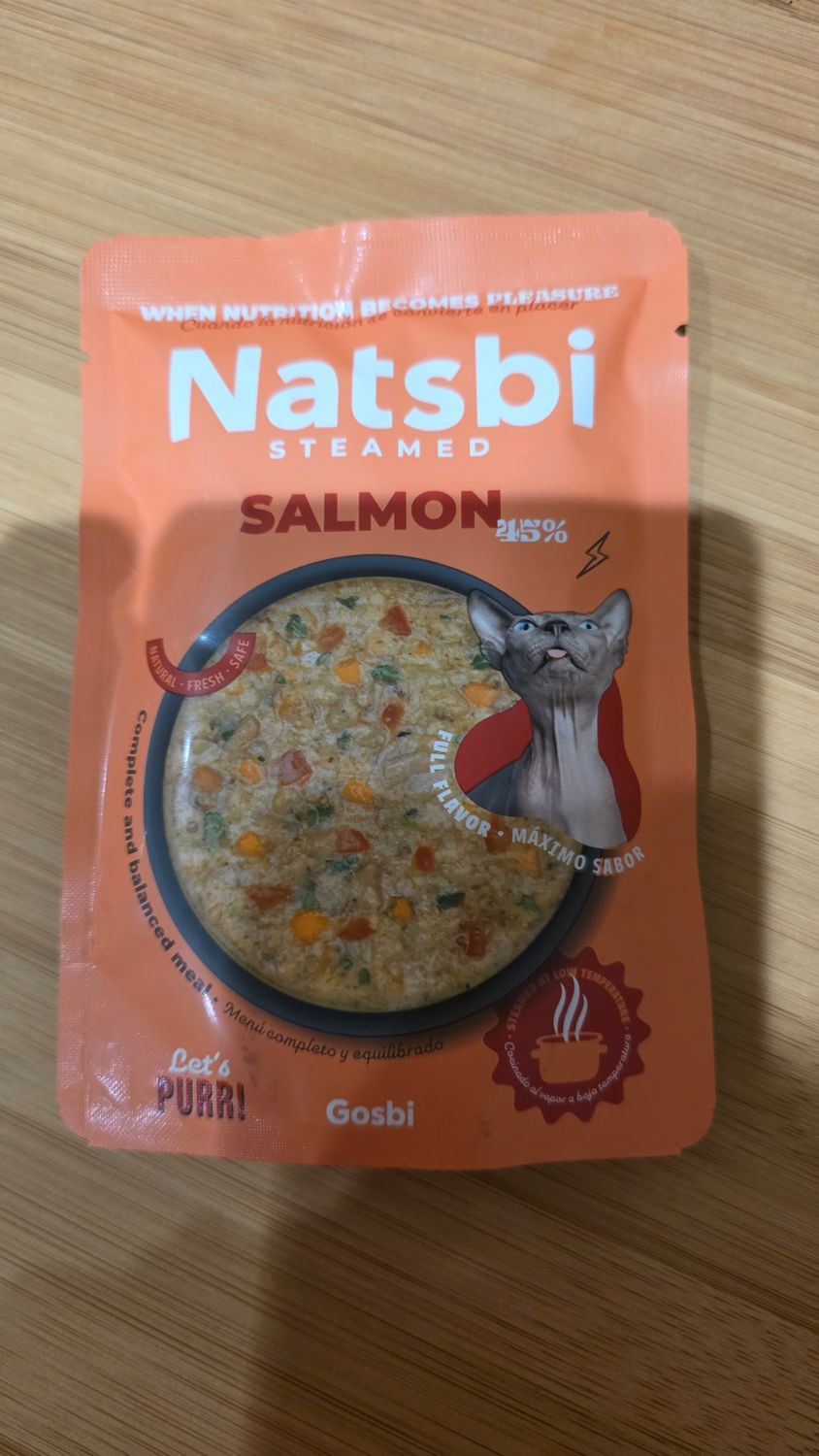 Natsbi - Steamed Salmon - 80g Natsbi - Steamed Salmon - 80g