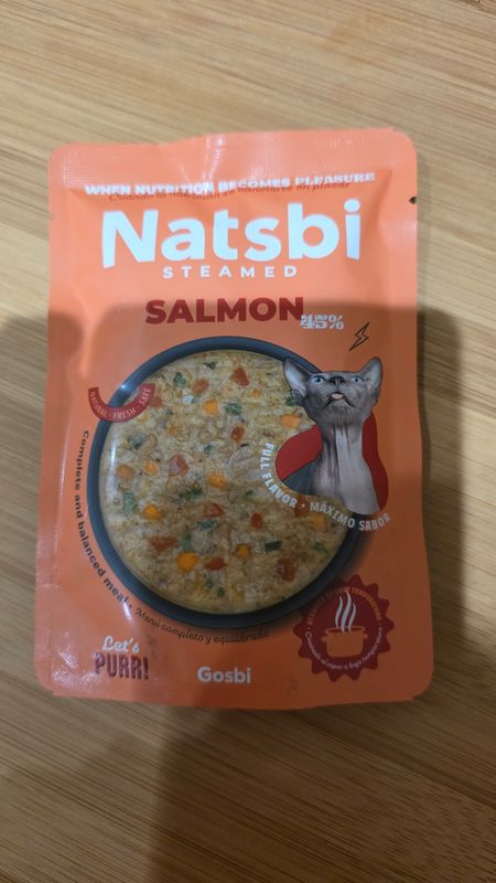 Natsbi - Steamed Salmon - 80g Natsbi - Steamed Salmon - 80g