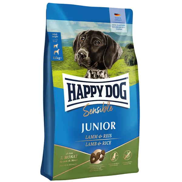 Happy Dog - Junior - Lam &amp; Reist - 4kg