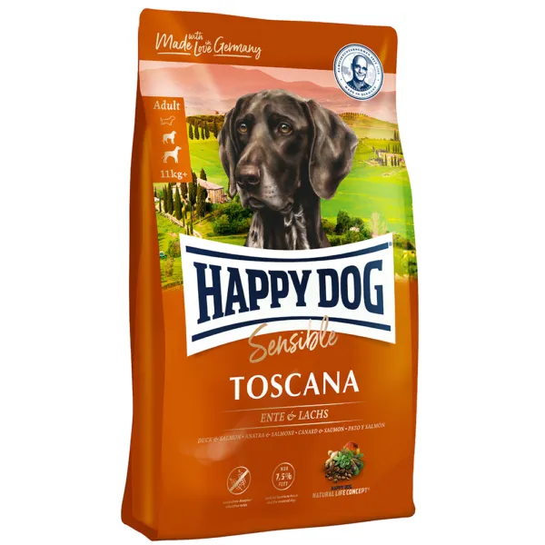 Happy Dog - Toscane - Eend &amp; Zalm - 4kg