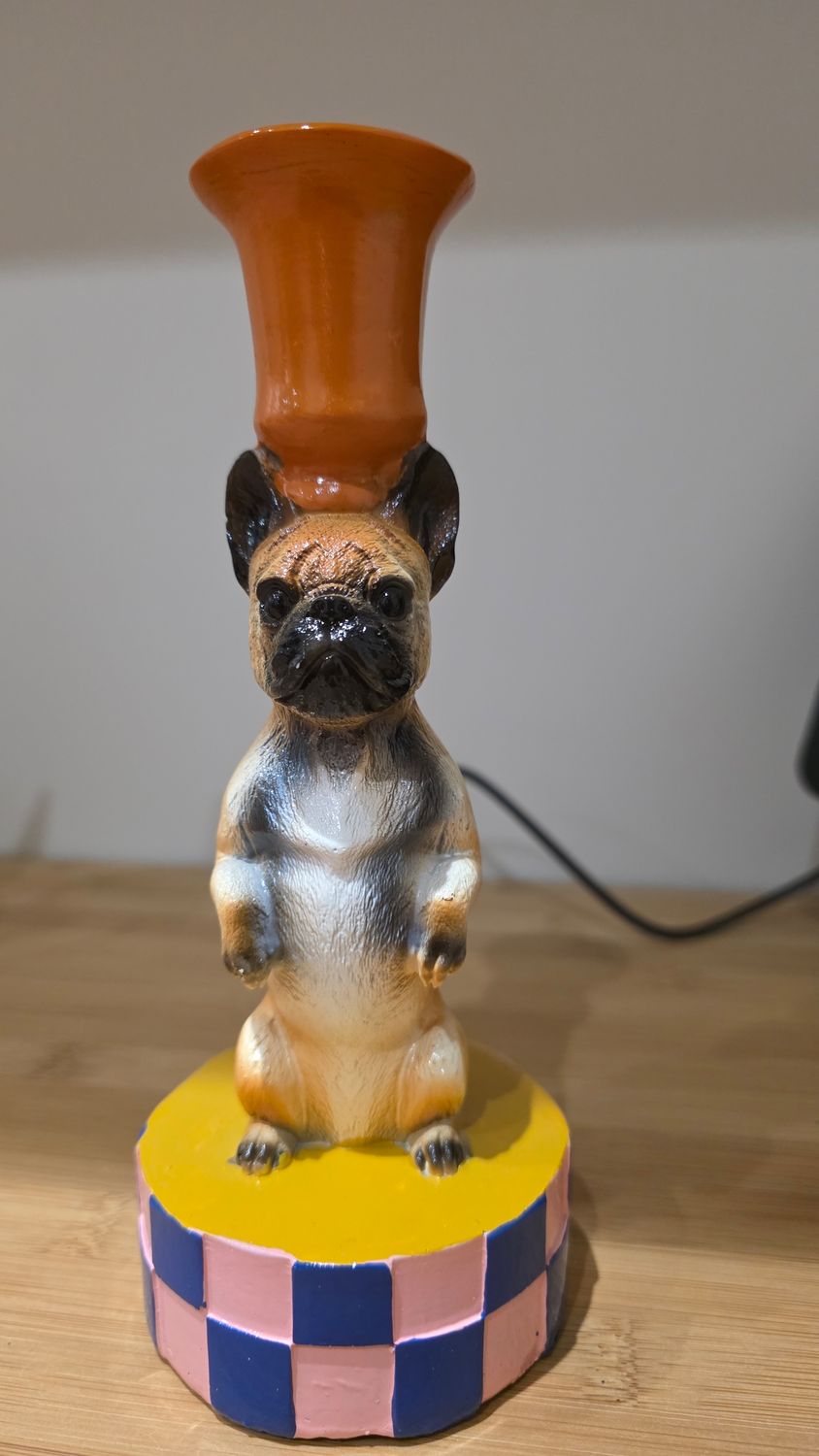 Kersten - Kandelaar Hondje - Bulldog - 8x19 cm Kersten - Kandelaar Hondje - Bulldog - 8x19 cm