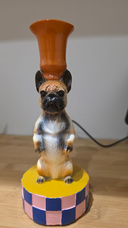Kersten - Kandelaar Hondje - Bulldog - 8x19 cm