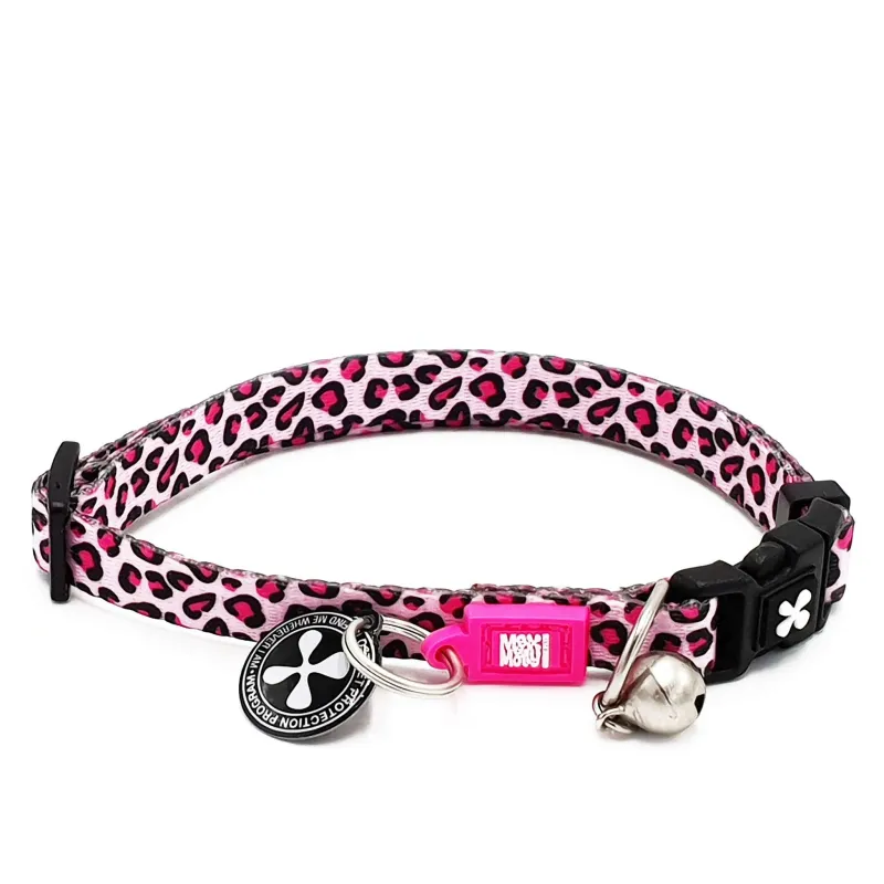 Max & Molly - Smart Id Cat Collar - Leopard Pink Max & Molly - Smart Id Cat Collar - Leopard Pink