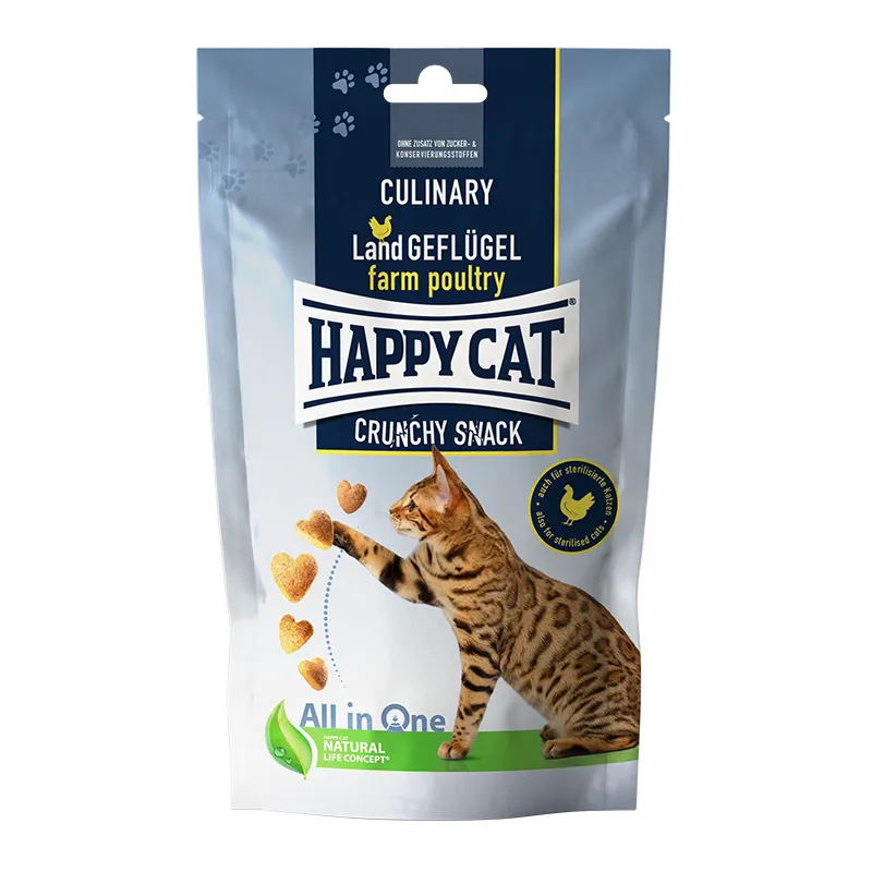 Happy Cat - Crunchy Snack - Land Geflügel - 70gr
