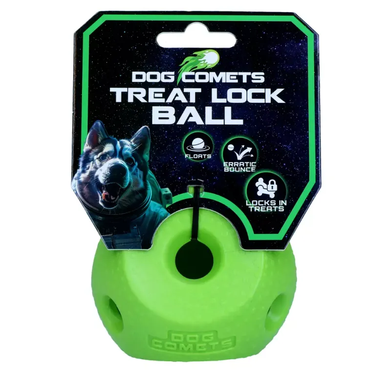 Dog Comets Treat Lock Ball