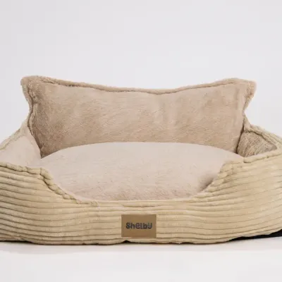 Shelby - Cuna Pana Hondenbed - Koffie Latte