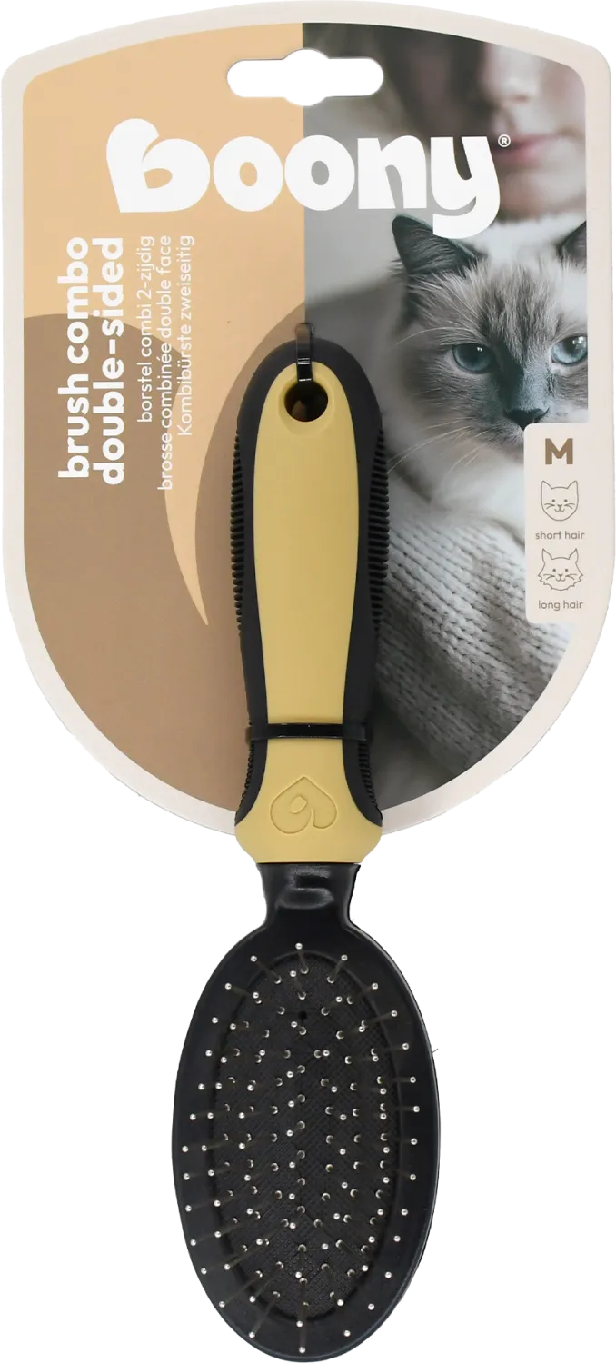 Boony - Borstel combi 2 zijdig medium