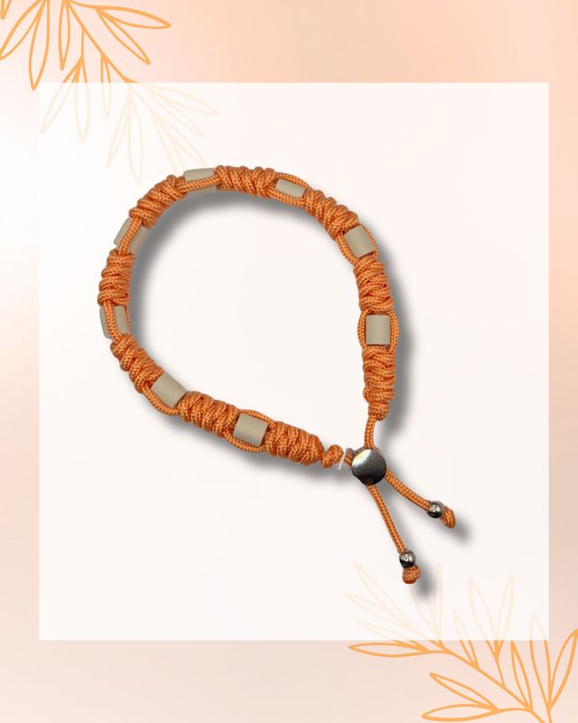No.01 Soft Peach – Natuurlijke EM-X Anti-Tekenband - 30/34cm No.01 Soft Peach – Natuurlijke EM-X Anti-Tekenband - 30/34cm
