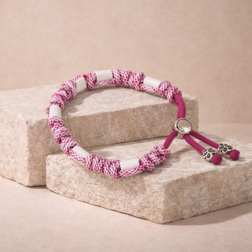 No.03 Berry Bloom – Natuurlijke EM-X Anti-Tekenband - 22/26cm