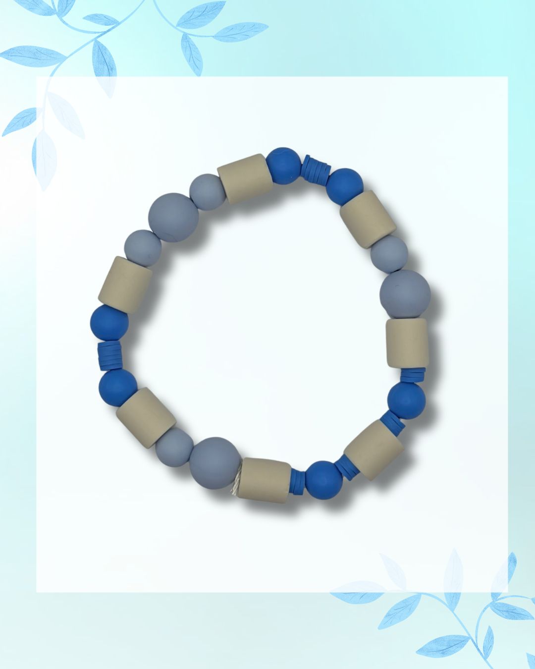 No.15 Blue Lagoon – Natuurlijke EM-X Anti-Tekenband - 20cm No.15 Blue Lagoon – Natuurlijke EM-X Anti-Tekenband - 20cm