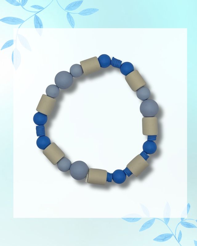 No.15 Blue Lagoon – Natuurlijke EM-X Anti-Tekenband - 20cm No.15 Blue Lagoon – Natuurlijke EM-X Anti-Tekenband - 20cm