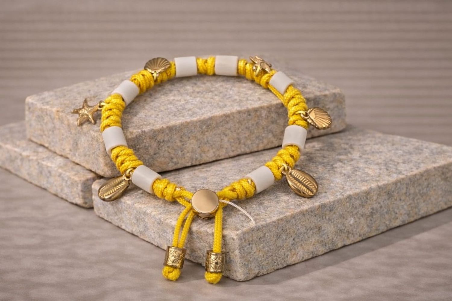 No.19 Golden Shell – Natuurlijke EM-X Anti-Tekenband - 28/32cm