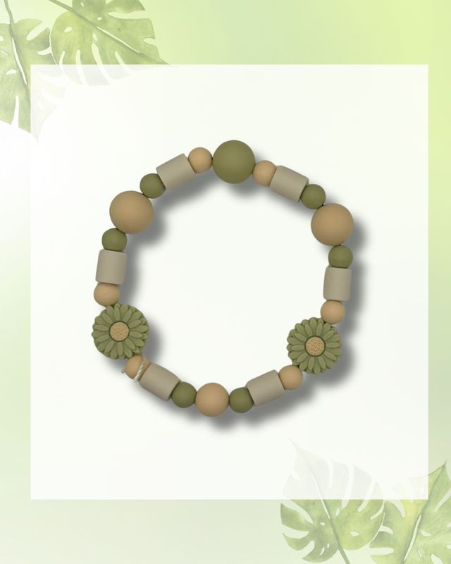 No.21 Daisy Meadow – Natuurlijke EM-X Anti-Tekenband - 23cm No.21 Daisy Meadow – Natuurlijke EM-X Anti-Tekenband - 23cm