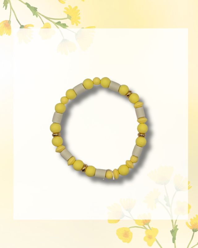 No.23 Lemon Glow – Natuurlijke EM-X Anti-Tekenband - 30cm No.23 Lemon Glow – Natuurlijke EM-X Anti-Tekenband - 30cm